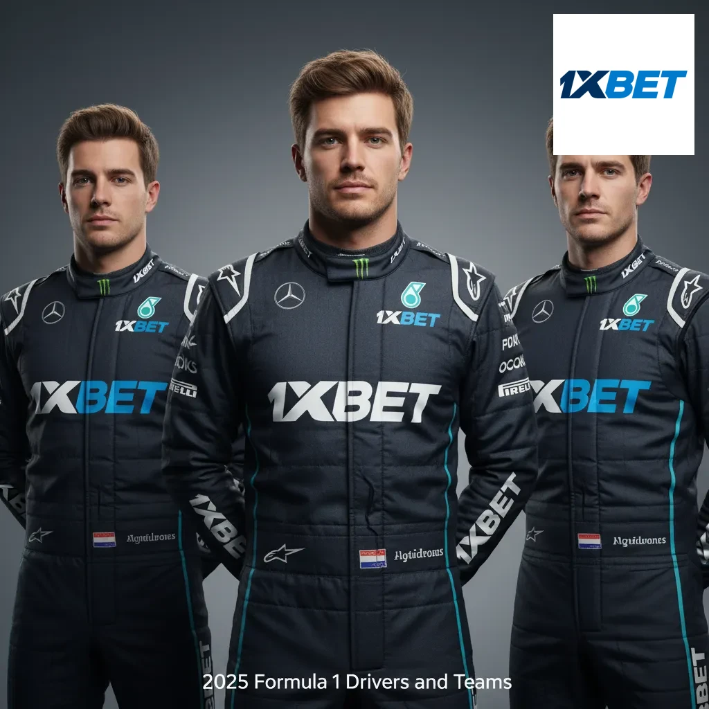 Table of 2025 F1 teams and drivers with live odds; Red Bull: Verstappen/Pérez; Ferrari: Leclerc/Hamilton; some TBA.