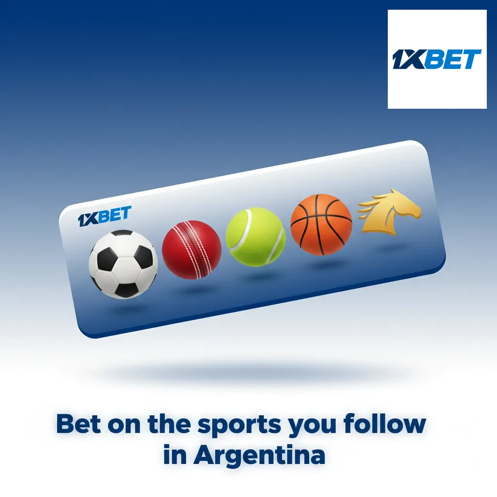 1xbet Argentina: Bet on 40+ sports incl. football, tennis, basketball; local and international leagues; live betting daily.