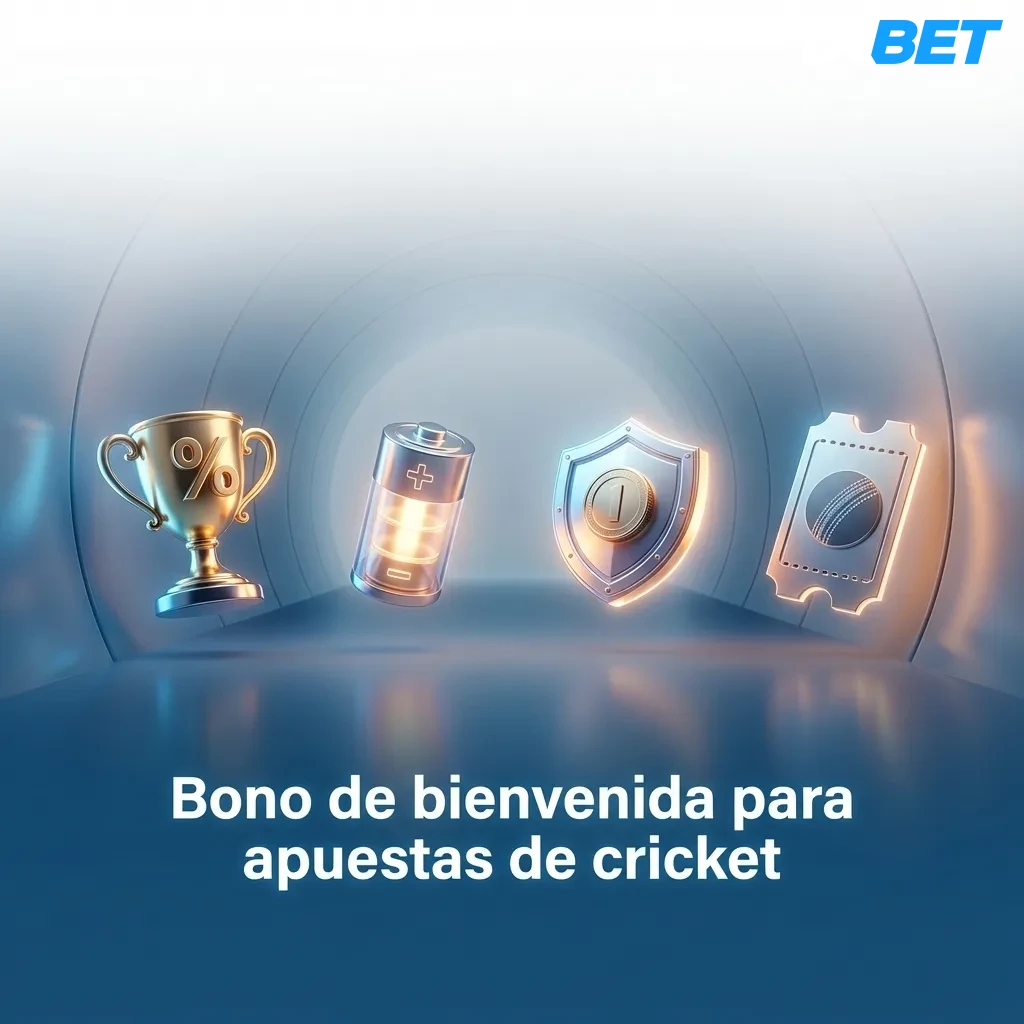 Banner de 1xBet en español que anuncia un bono de bienvenida del 120% hasta $400 para apuestas de cricket en Argentina