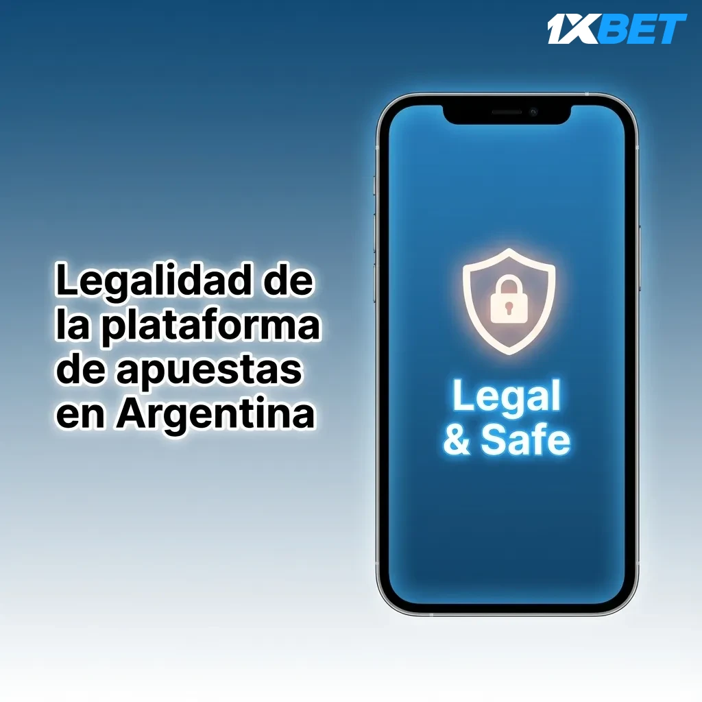 Ilustración sobre legalidad de apuestas online en Argentina con mapa, sellos de licencia y símbolos de seguridad y juego responsable