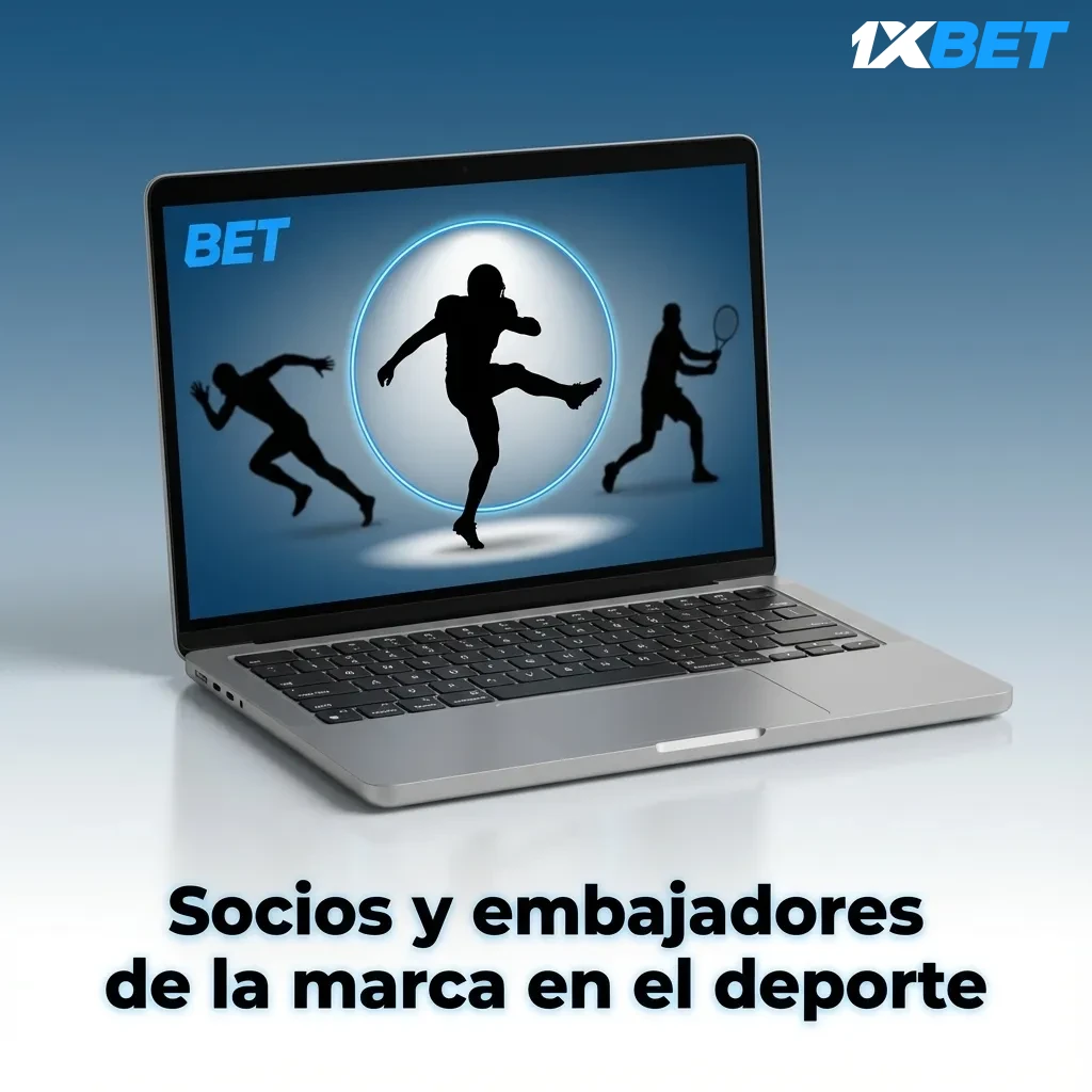 Collage de clubes de fútbol, estadios y exjugadores promocionando una casa de apuestas deportivas como socio y embajadora de marca