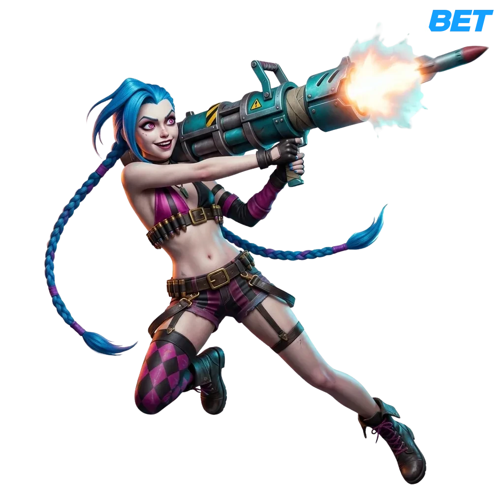 Banner de 1xbet Argentina para apostar en League of Legends, con logo, bono de bienvenida y fondo de campeones de LoL