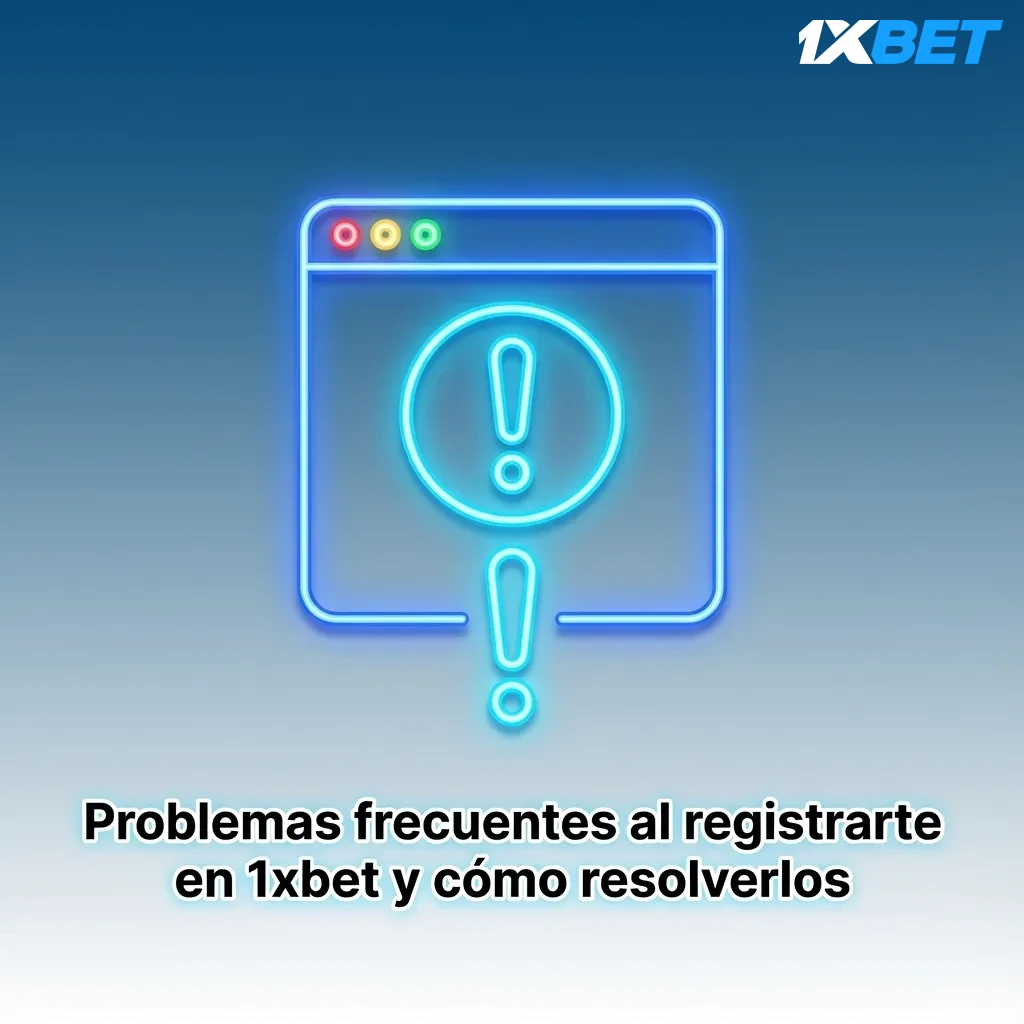 Tabla con problemas frecuentes de registro en 1xBet y soluciones rápidas para correo, SMS, formulario y verificación.