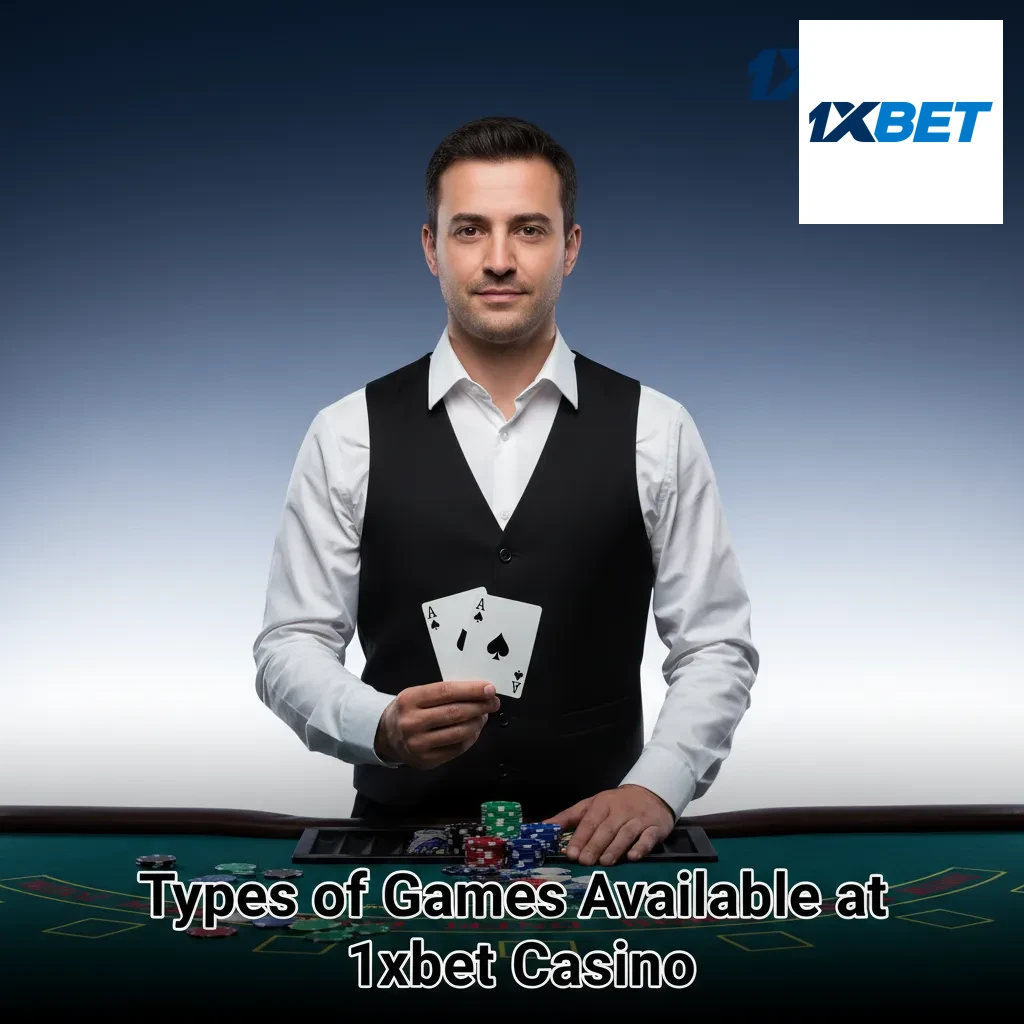 1xbet Casino games overview showing categories: Slots, Crash, Table Games, Video Poker, Megaways, and Instant Win.