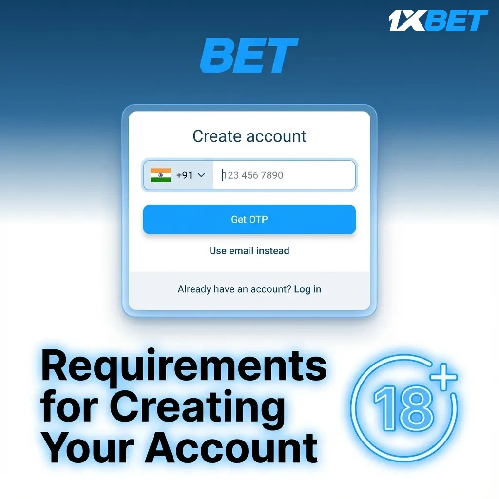 Account creation requirements checklist showing age, ID verification, and registration rules for signup