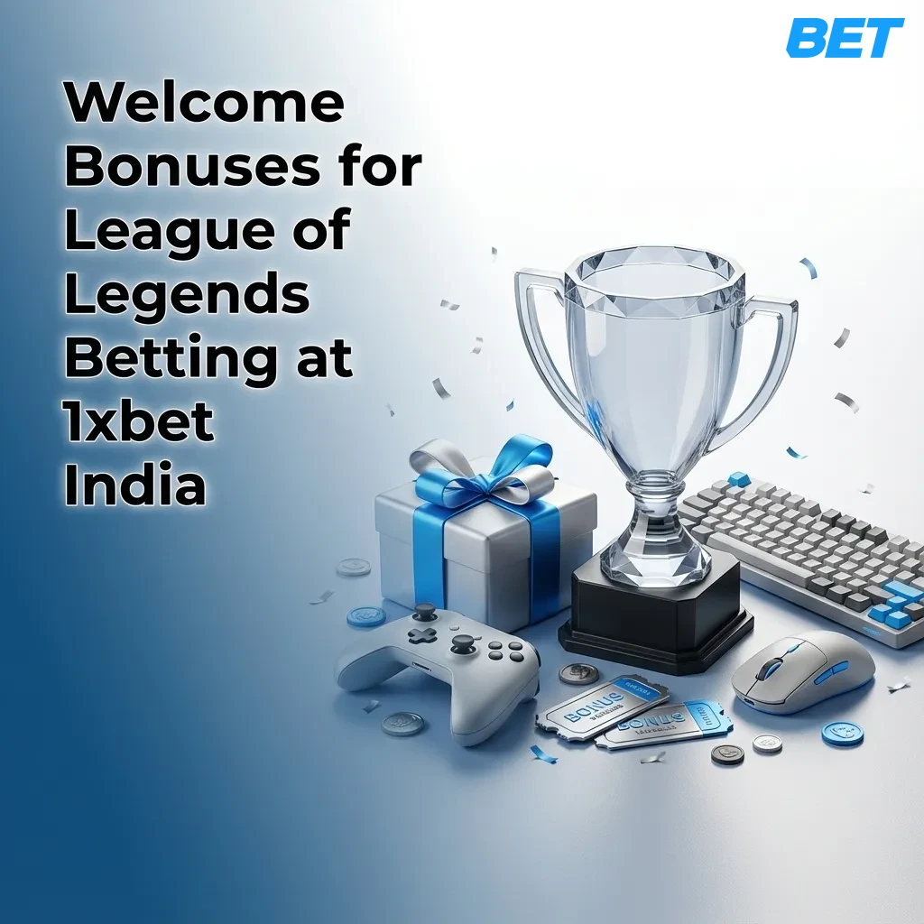 1xbet India 120% welcome bonus up to ₹33,000 for League of Legends betting with step-by-step registration guide