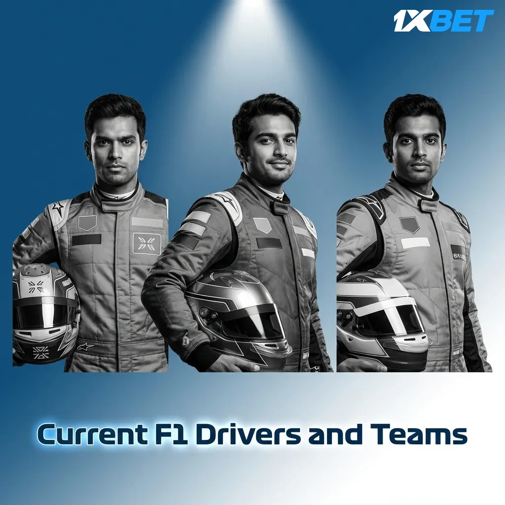 Table showing 2024 F1 drivers by team with championship odds for all 20 drivers across 10 teams.