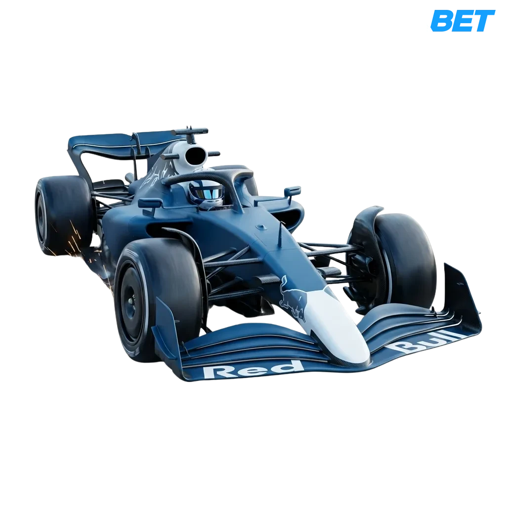 1xbet Formula 1 betting interface showing live race odds, driver markets, and Grand Prix events in Bangladesh