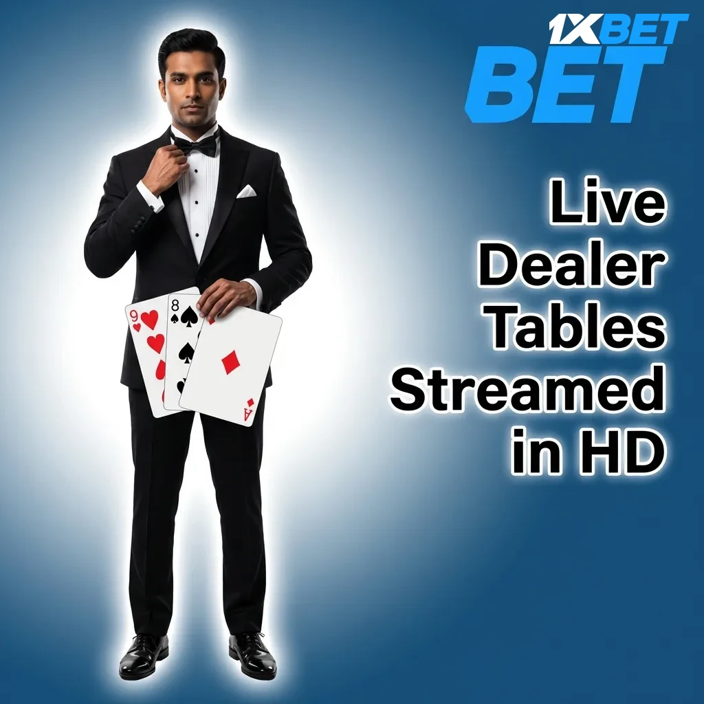 Professional dealer at live casino table streaming in HD with cards and roulette wheel