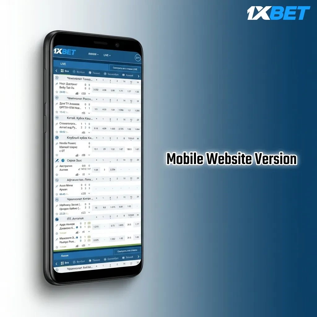 Mobile betting website interface displaying responsive design across smartphone and tablet screens with casino games