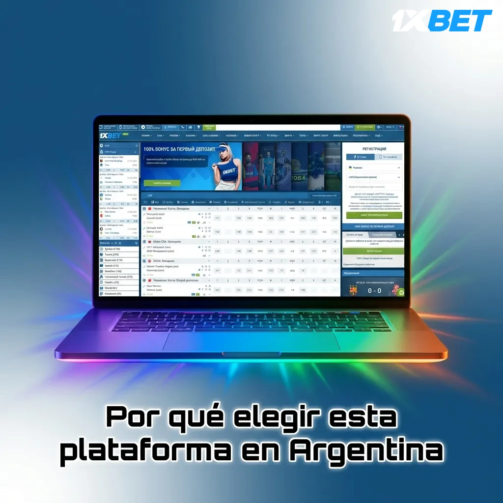 Sports betting platform showing security features, mobile apps, and local payment options for Argentine users