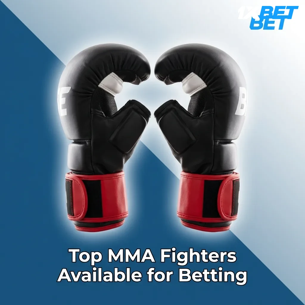 MMA fighters list showing UFC champions and top contenders available for sports betting including Makhachev and Jones
