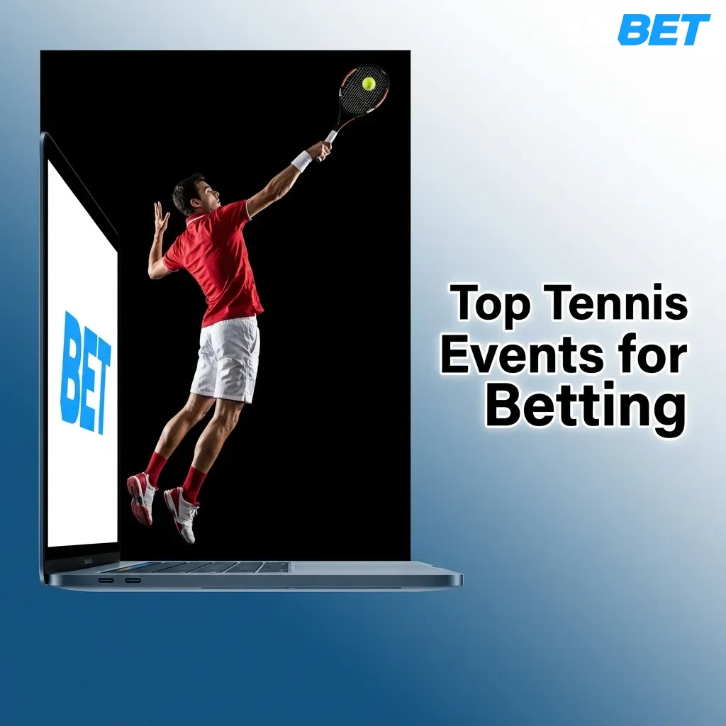 Tennis balls and racket on court representing major Grand Slam tournaments and betting events worldwide.