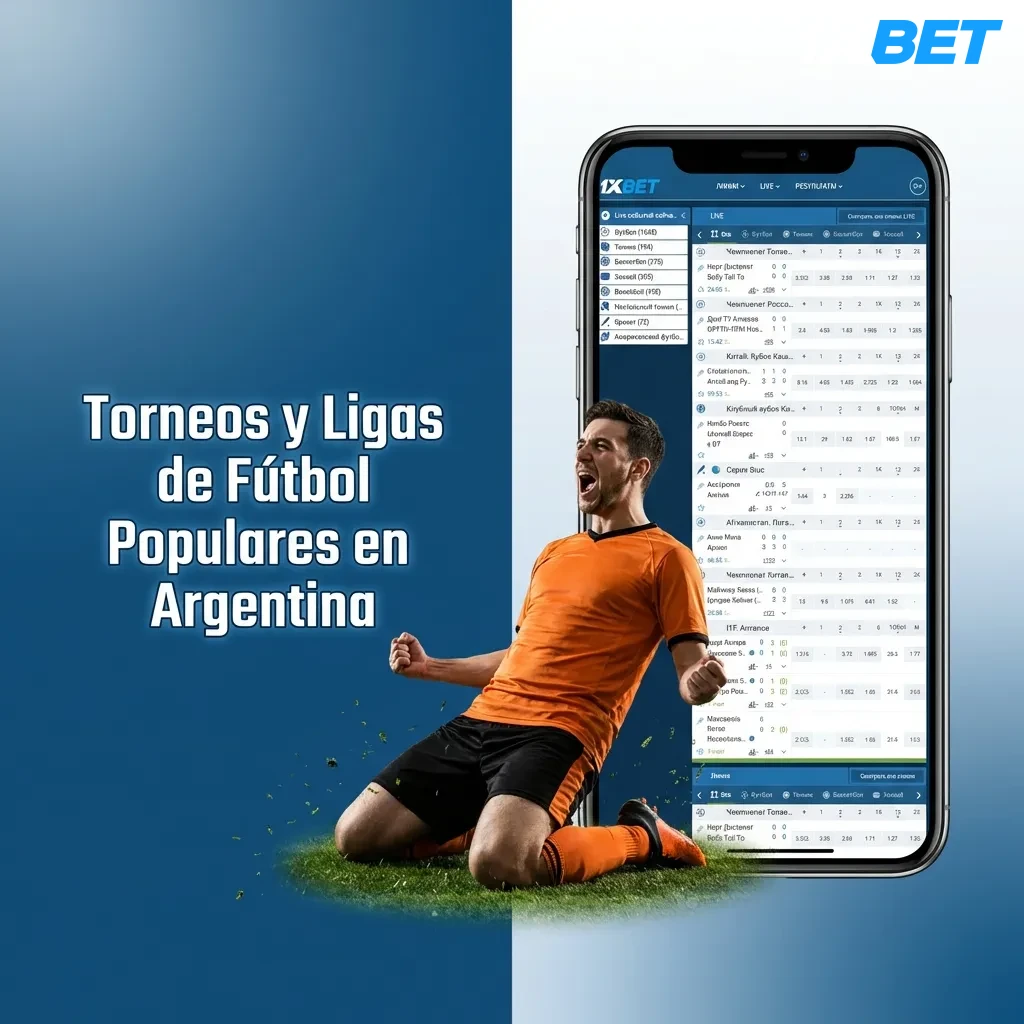 Argentine soccer leagues and international tournaments available for betting with live odds and statistics
