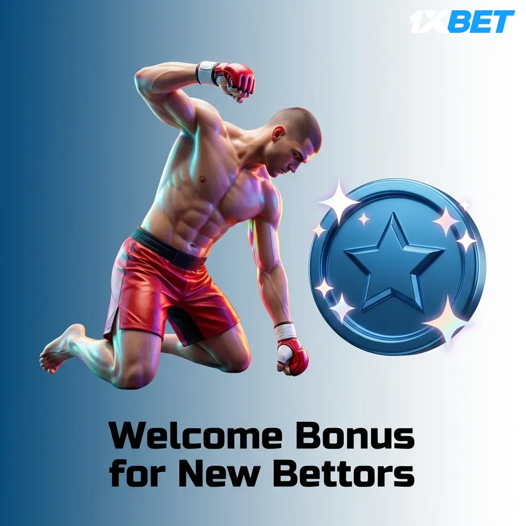 New bettor welcome bonus showing 100% match up to €100 for sports betting including MMA markets