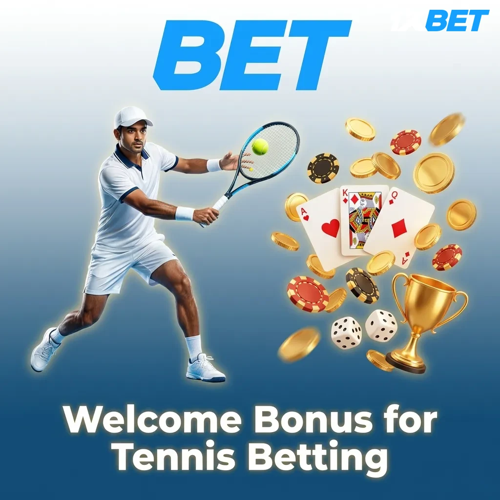 New users get 100% first deposit bonus up to ৳10,000 for tennis betting with 5x wagering requirement on accumulators.
