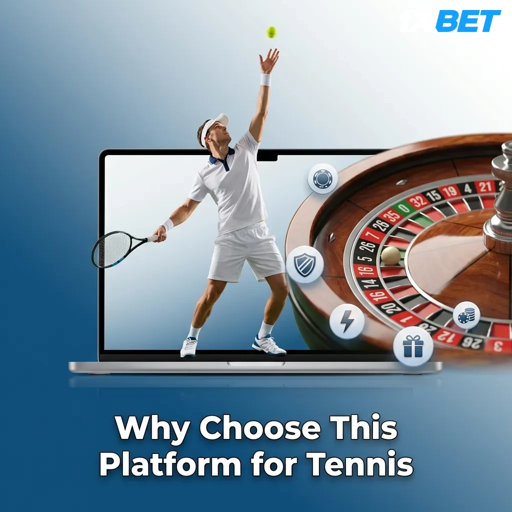 Comprehensive tennis betting platform featuring live odds, cash-out options, and extensive ATP, WTA, ITF tournament coverage.