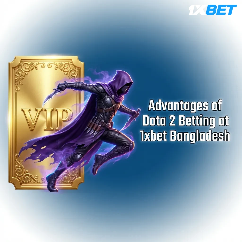 1xbet Bangladesh Dota 2 betting platform showing bonus offers, local payment methods, and mobile app interface