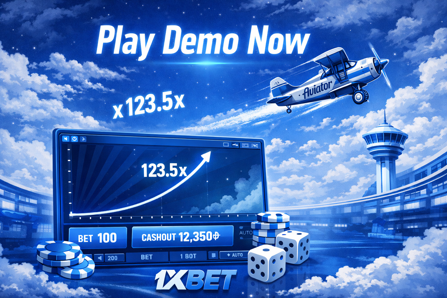 aviator demo background image