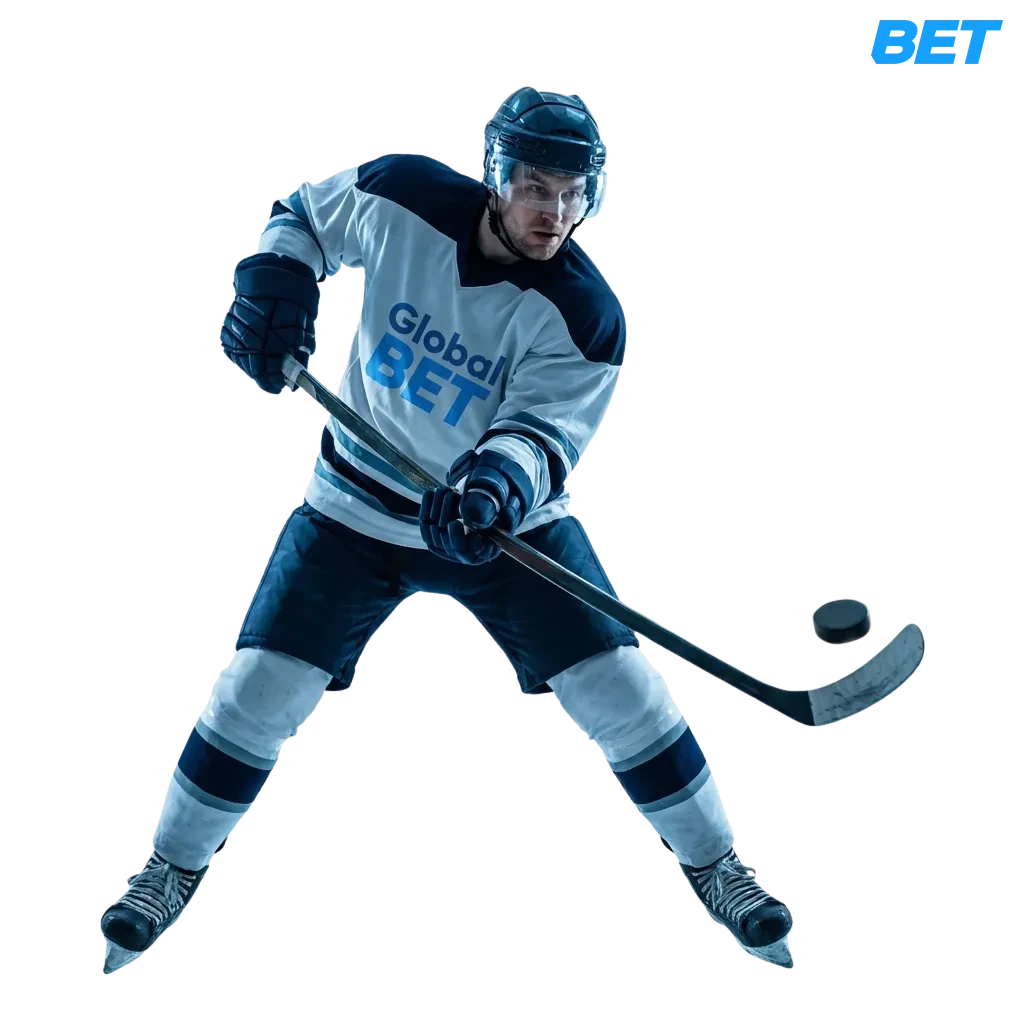Ice hockey betting interface at 1xbet showing NHL and KHL odds with live and pre-match markets for international tournaments