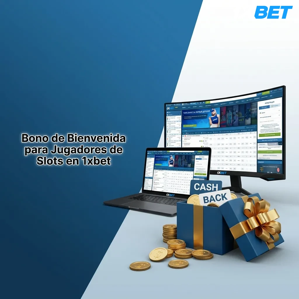 New player receiving 120% welcome bonus up to $400 for slot games at 1xbet casino with automatic activation