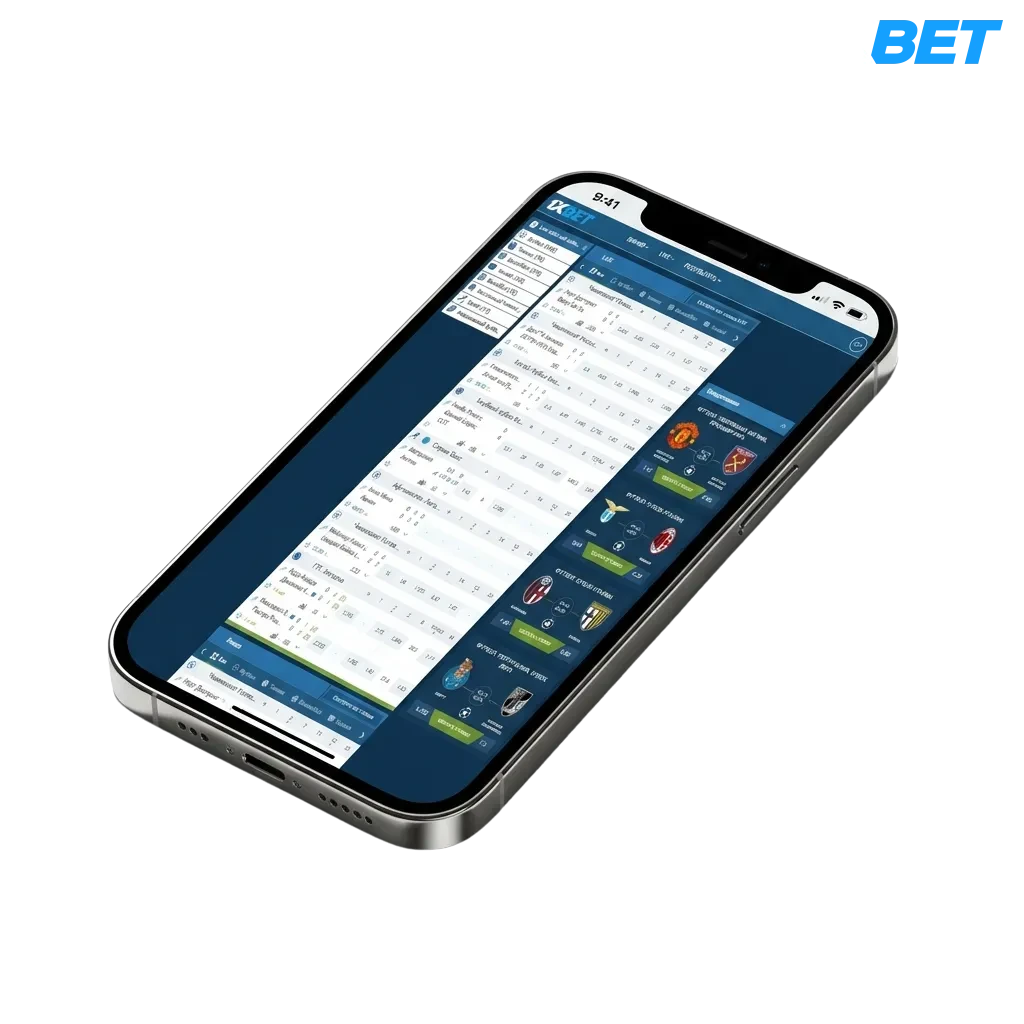 1xbet mobile app interface showing sports betting options and casino games with welcome bonus offer for Bangladesh users