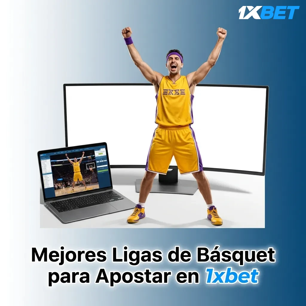 Listado de las principales ligas de básquet internacionales disponibles para apostar en la plataforma 1xbet