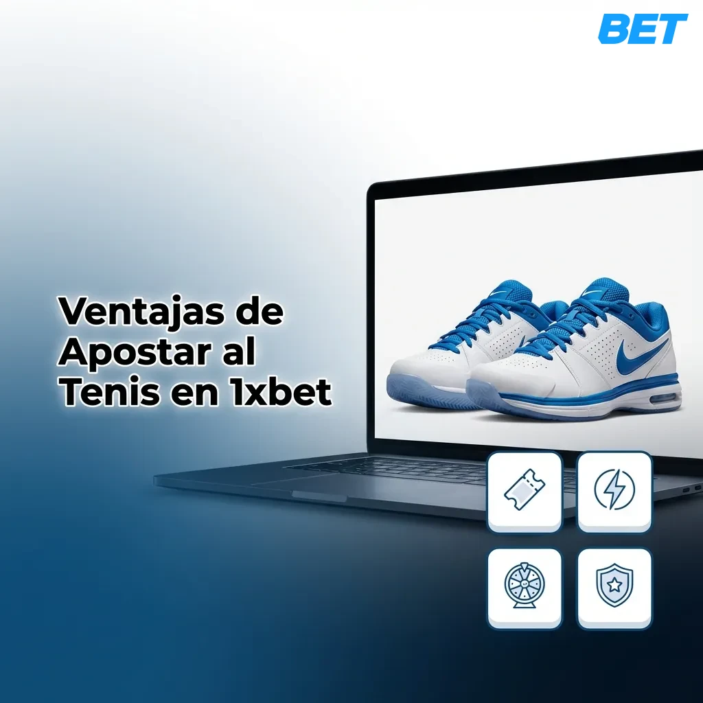 Ventajas de apostar al tenis en 1xbet: cobertura completa, apuestas en vivo, múltiples mercados y cuotas competitivas