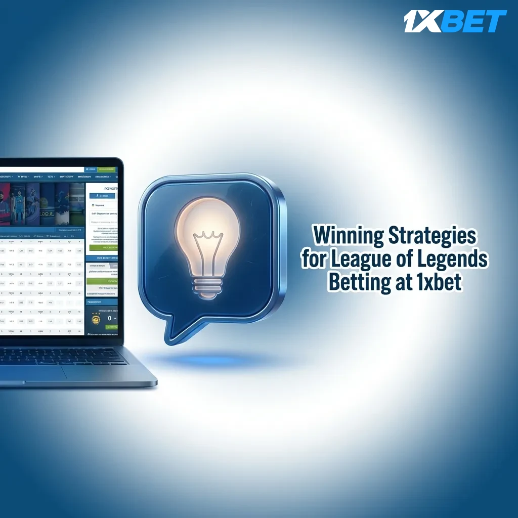 League of Legends esports betting strategy guide showing team analysis and bankroll management tips for 1xbet platform