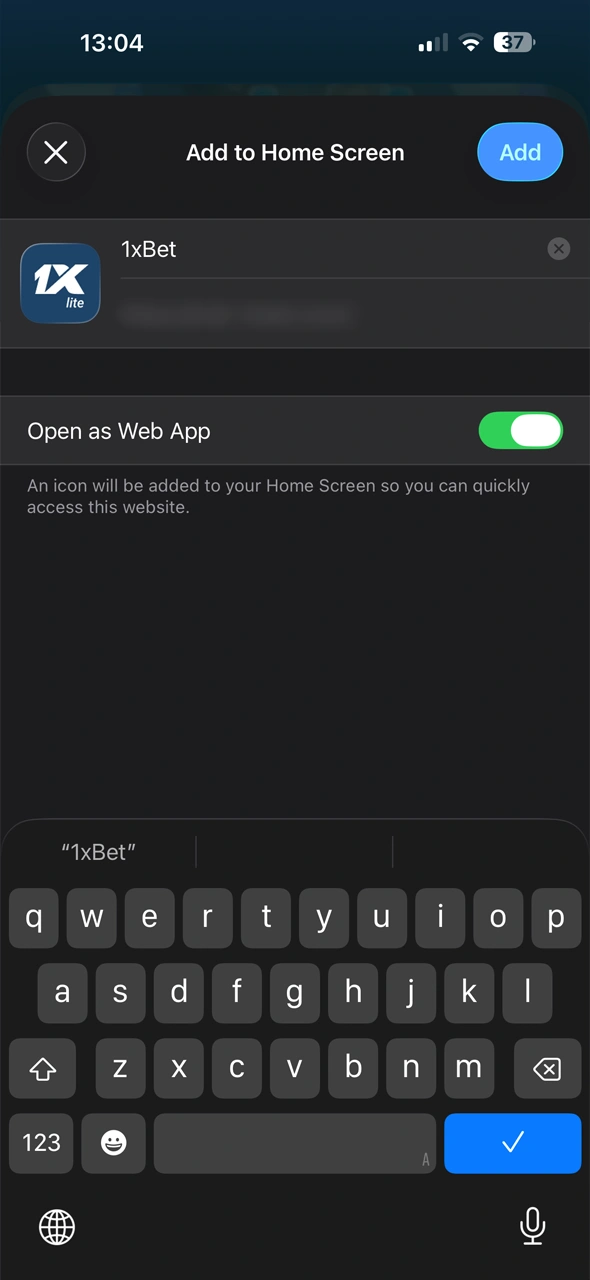 Pin the 1xBet India icon to your iPhone’s home screen for one-tap access to live IPL betting and casino games.
