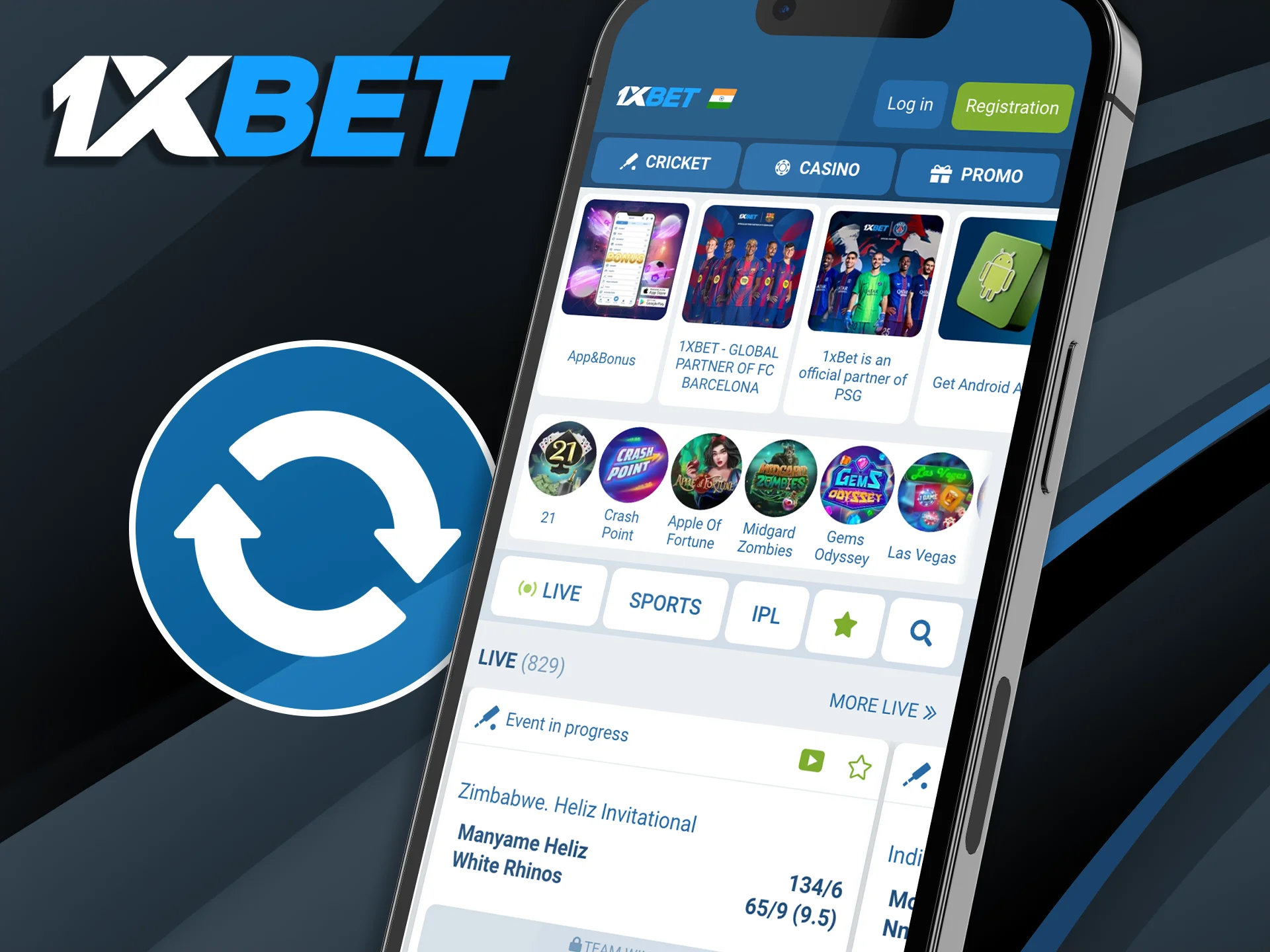 Ensure you have the newest features and security patches by following our simple 1xBet India app update instructions.