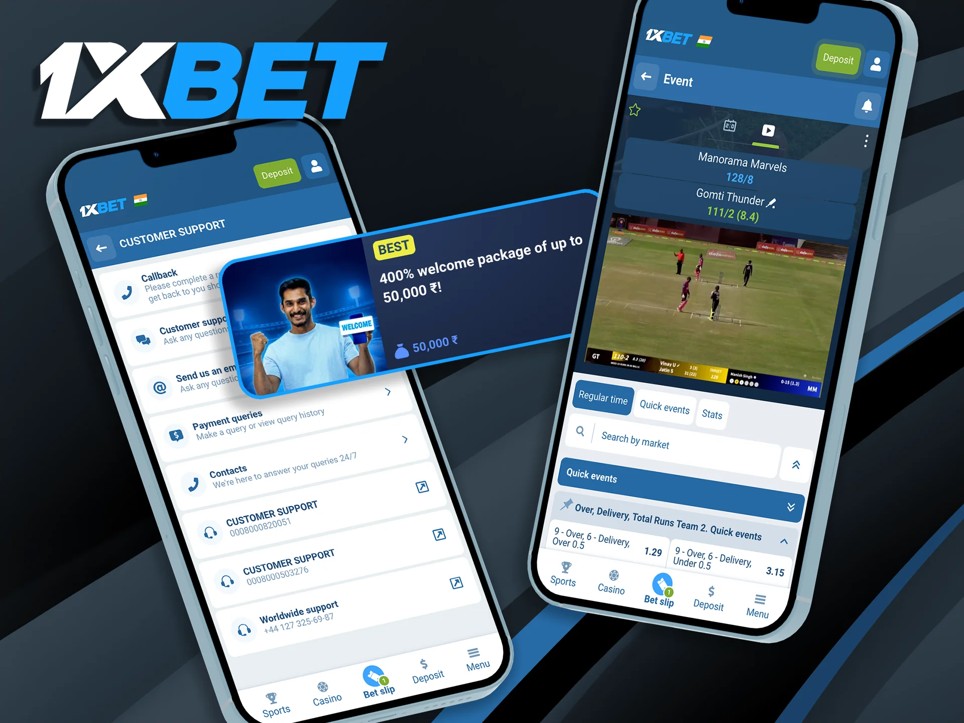 Discover the unique benefits of 1xBet India mobile play, such as live match streaming, push notification alerts, and data-saving mode.