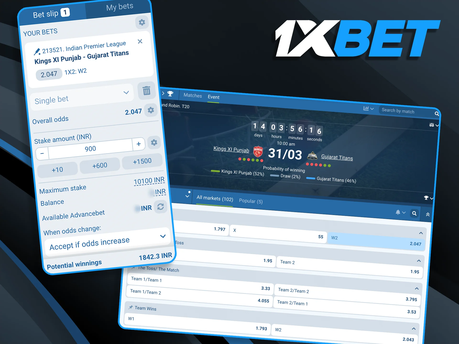 Follow our simple guide to selecting a match, analyzing the 1xBet odds, and placing your first cricket wager in INR.