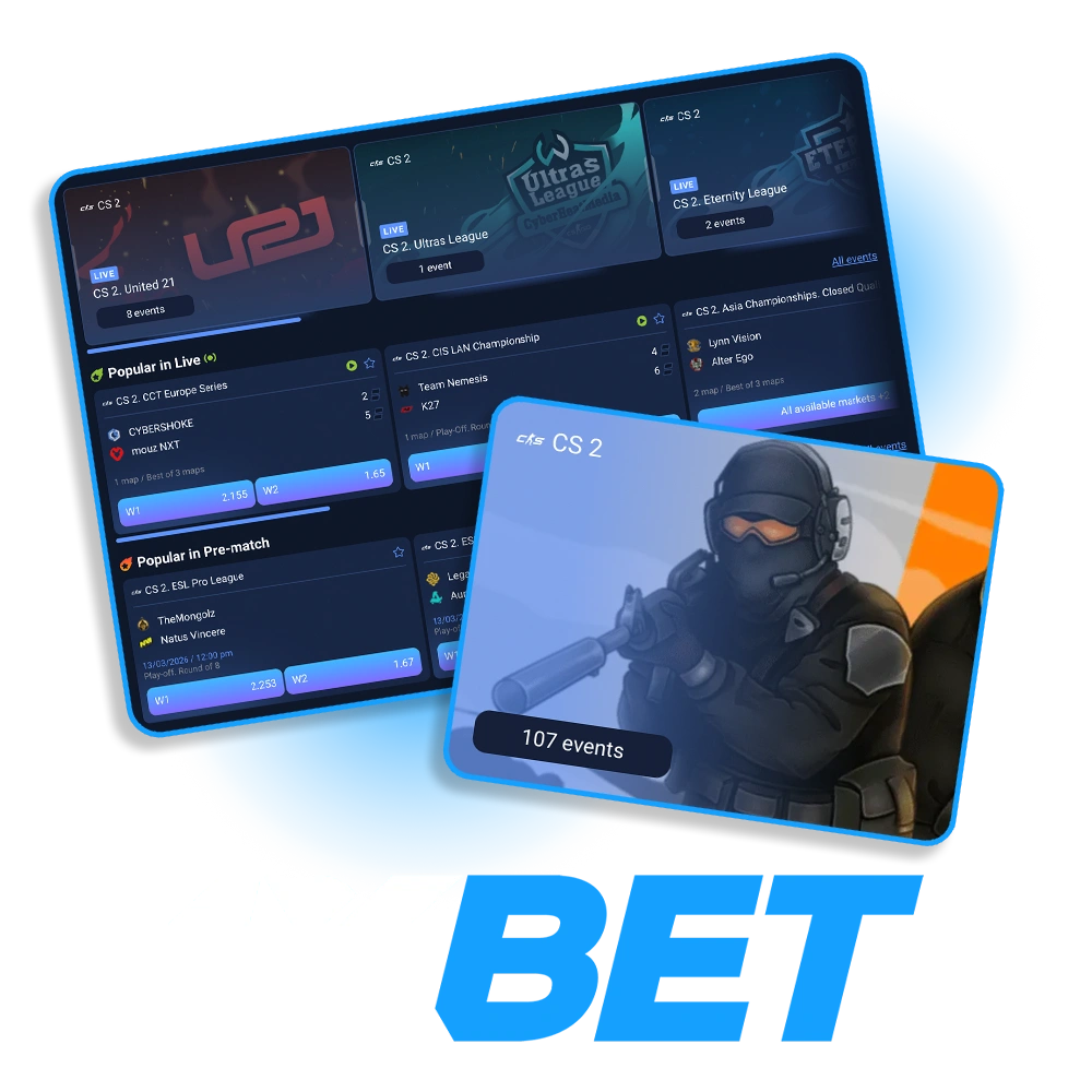 Access a world-class esportsbook on 1xBet, featuring competitive odds and deep market coverage for every Counter-Strike 2 match.