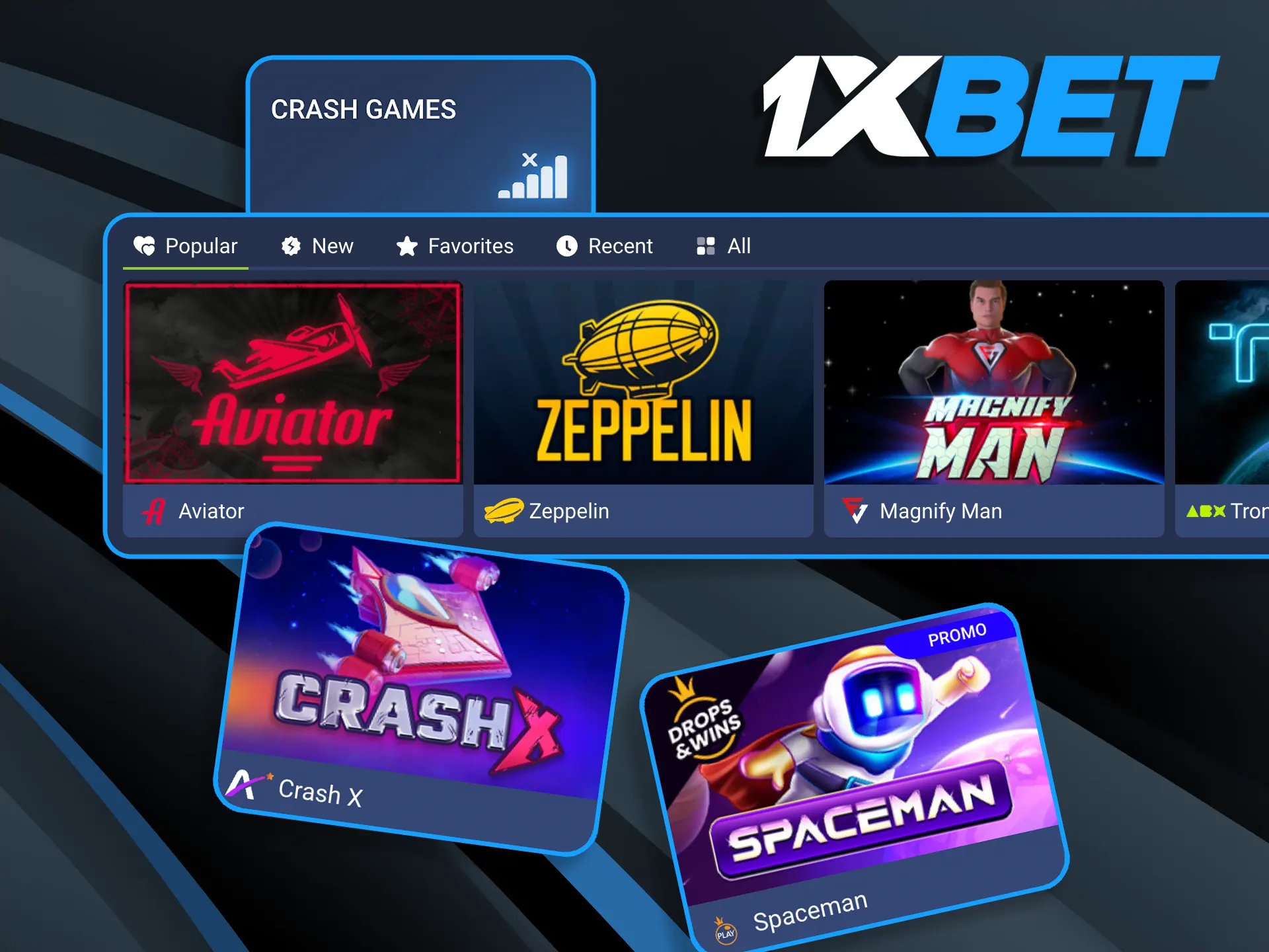 Test your nerves in fast-paced crash games like Aviator, where your winnings multiply as the curve rises.