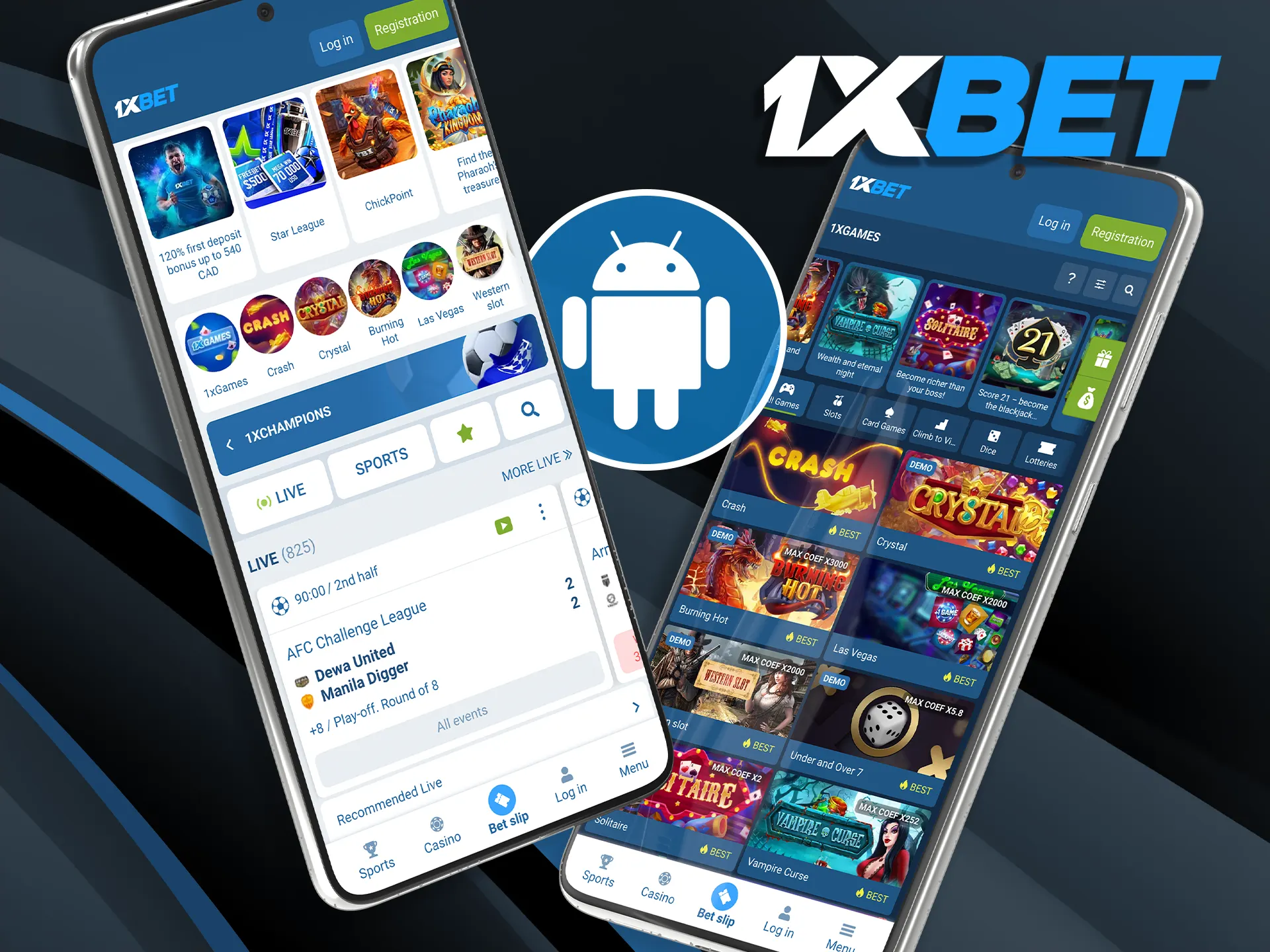 Download the dedicated 1xBet APK for Android to enjoy fast, data-efficient betting anywhere in India.