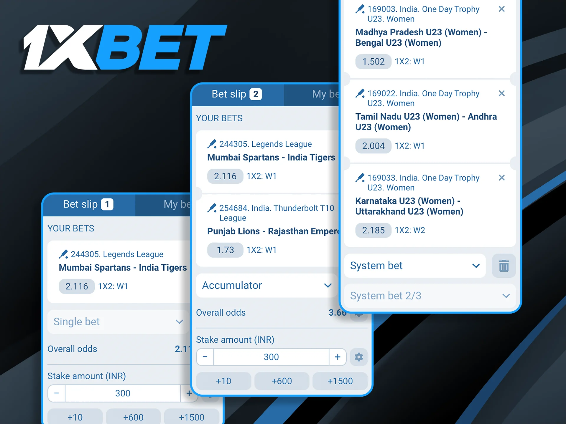 Customize your playstyle with single bets, accumulators, or complex system bets to maximize your potential returns.