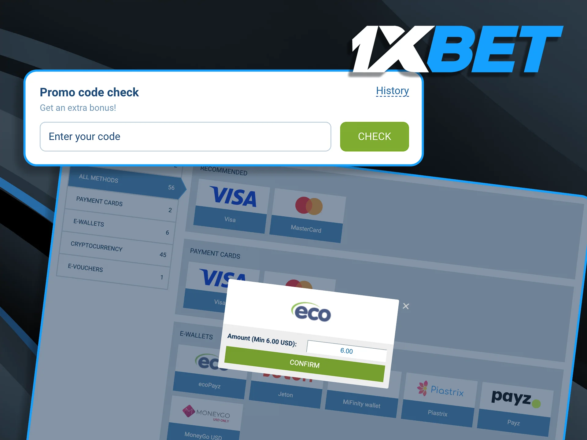 A step-by-step tutorial on applying international 1xBet promo codes during sign-up to unlock multi-currency rewards.