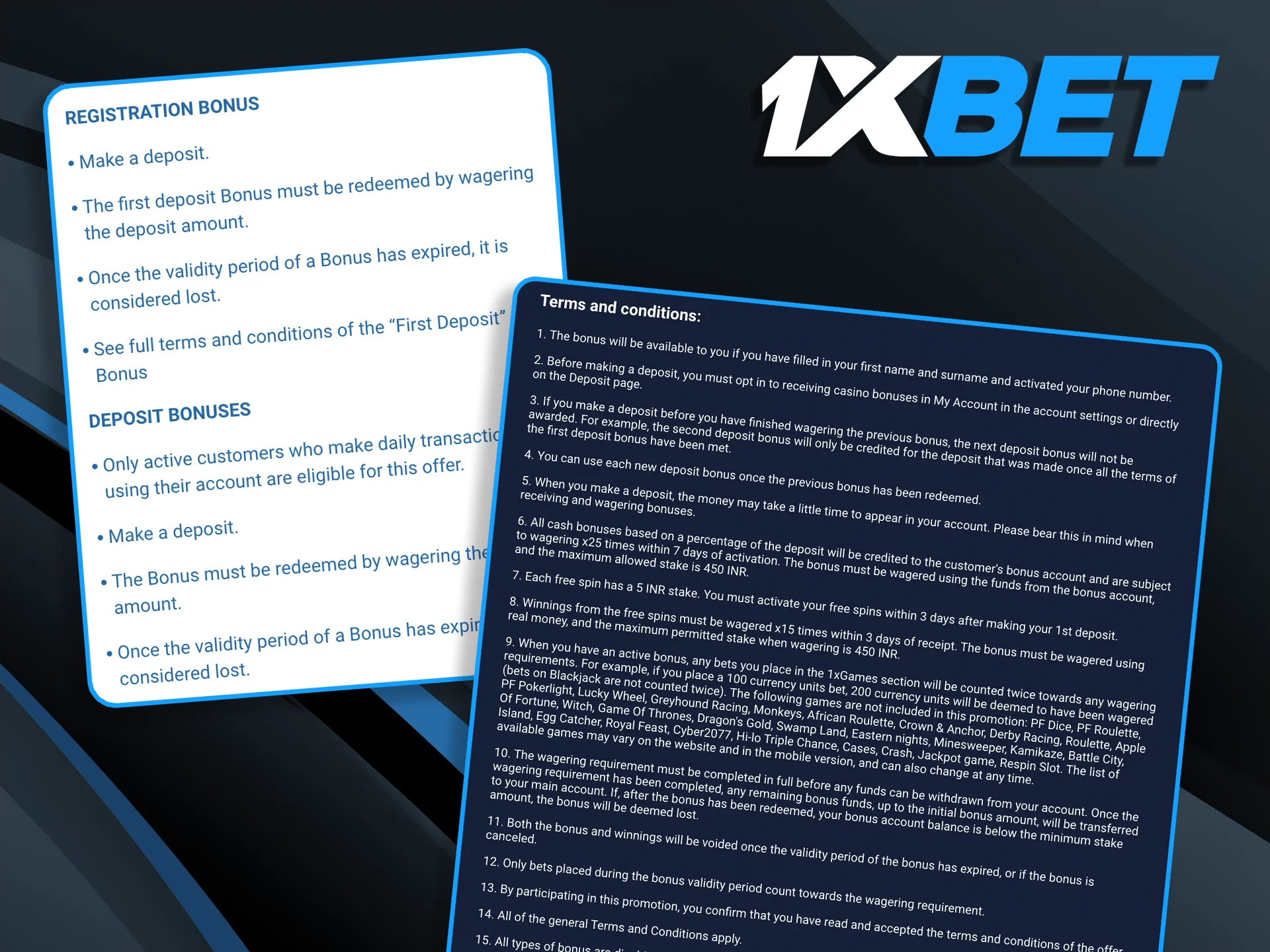 Learn how to meet the 1xBet India rollover requirements on cricket and football bets to convert your bonus into withdrawable cash.